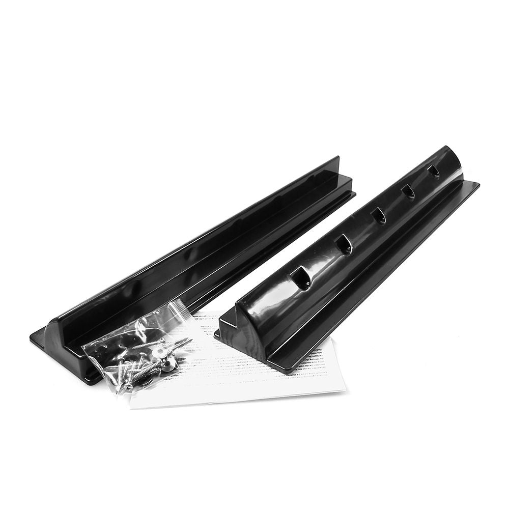 Offgridtec© 68cm Spoiler Schwarz/Weiß Solar Dachhalterung Heavy Duty
