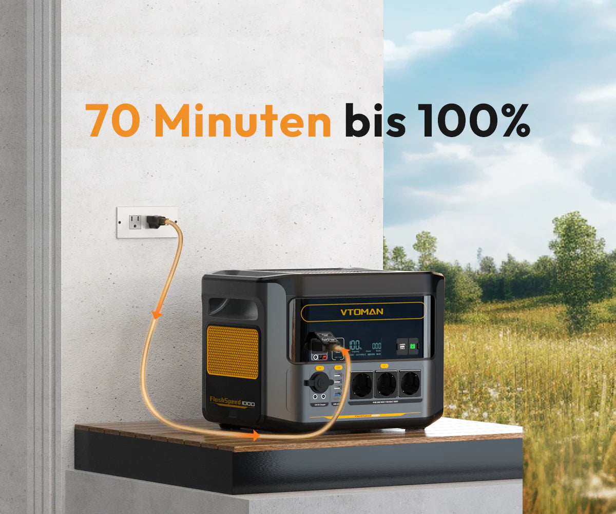 VTOMAN FlashSpeed 1000 Tragbare Powerstation
