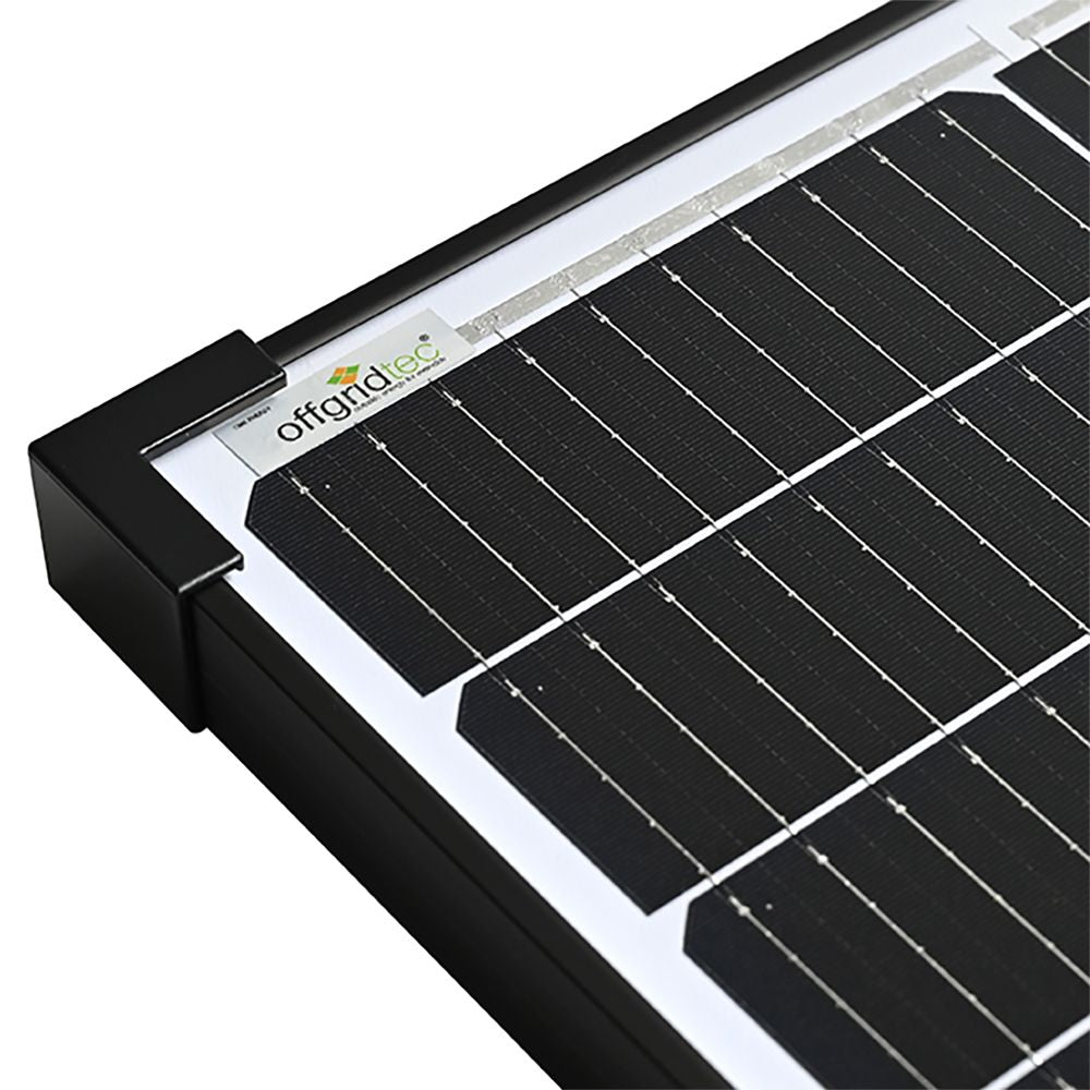 Offgridtec® MONO-150 V2 150W Solarpanel 23V Black Frame