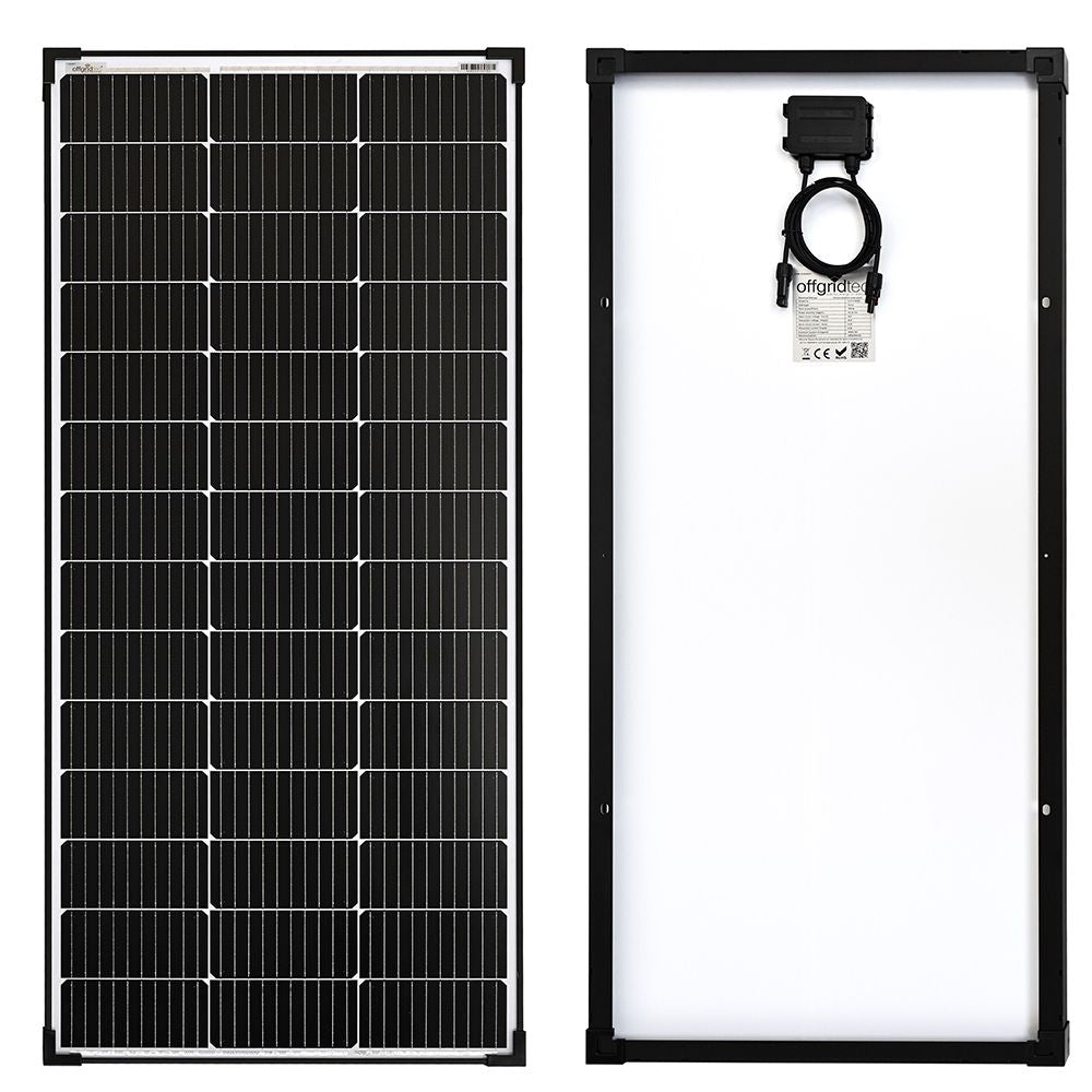 Offgridtec® MONO-150 V2 150W Solarpanel 23V Black Frame
