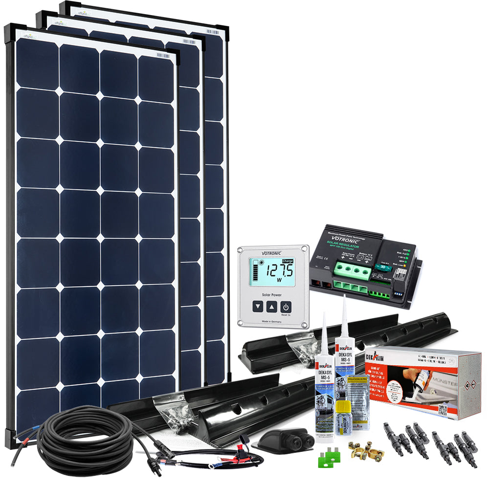Offgridtec 3x120W High-End Solarset 12V Wohnmobil | Komplettset