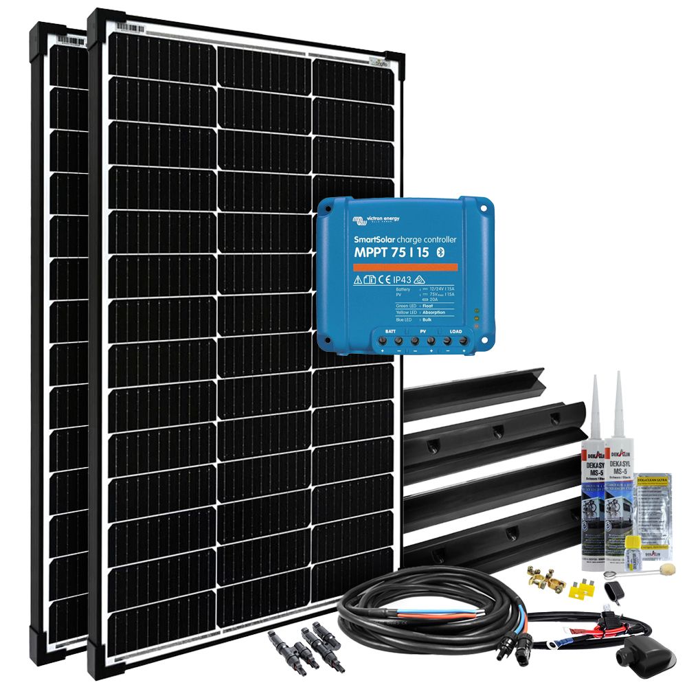 Offgridtec mPremium+ 200W 12V Caravan Solaranlage | Komplett-Set