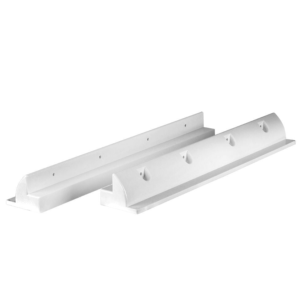 Offgridtec© 55cm Spoiler Schwarz/Weiß Solar Dachhalterung Heavy Duty