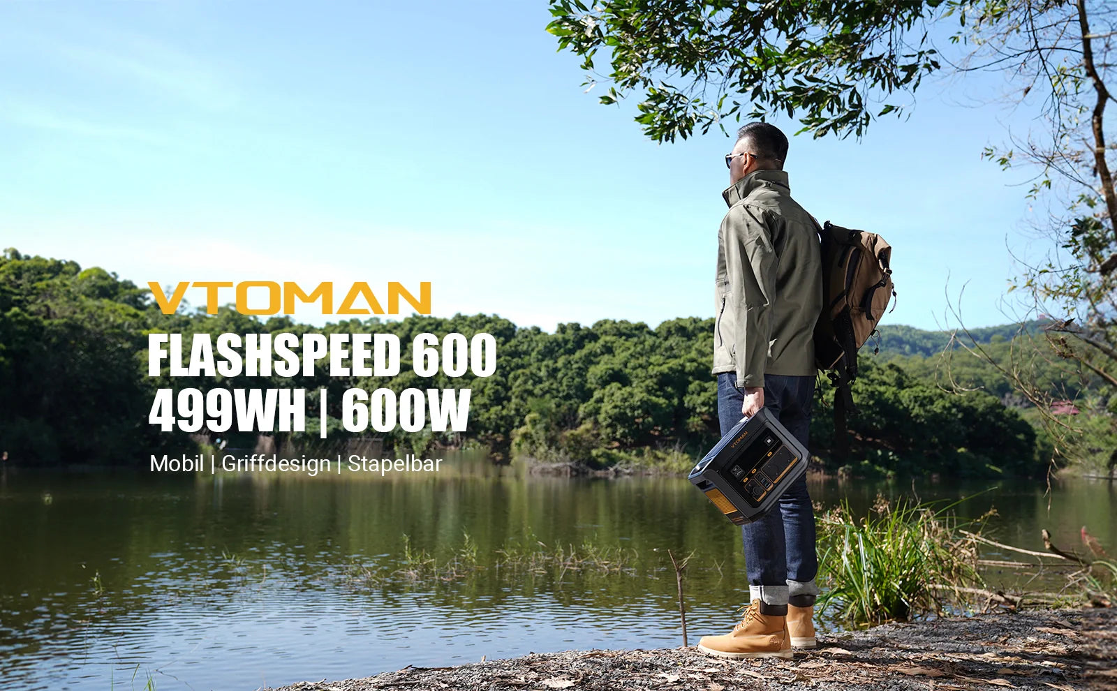 VTOMAN FlashSpeed 600 Tragbare Powerstation