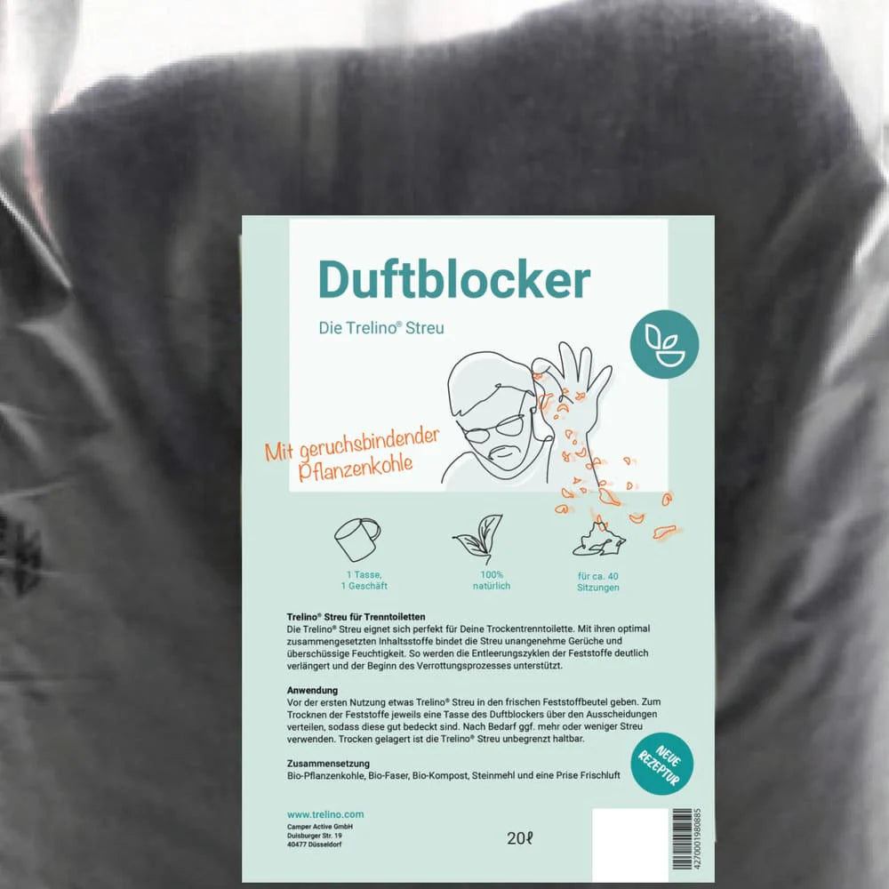 Premium Duftblocker • 20 l zum Abstreuen deiner Feststoffe