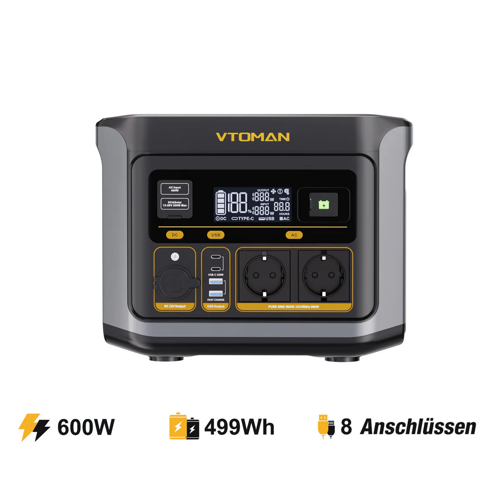 Sparbundle - VTOMAN FlashSpeed 600 + 110W Solartasche