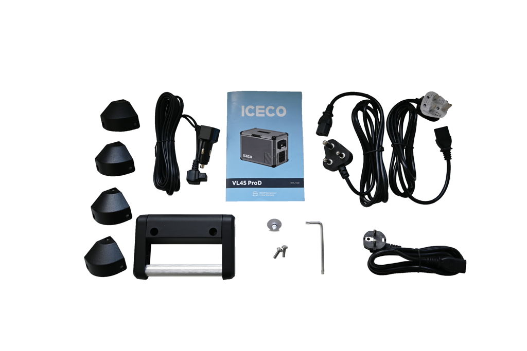 ICECO VL45PROD Kompressor-Kühlbox, Dual-Zone, Grau