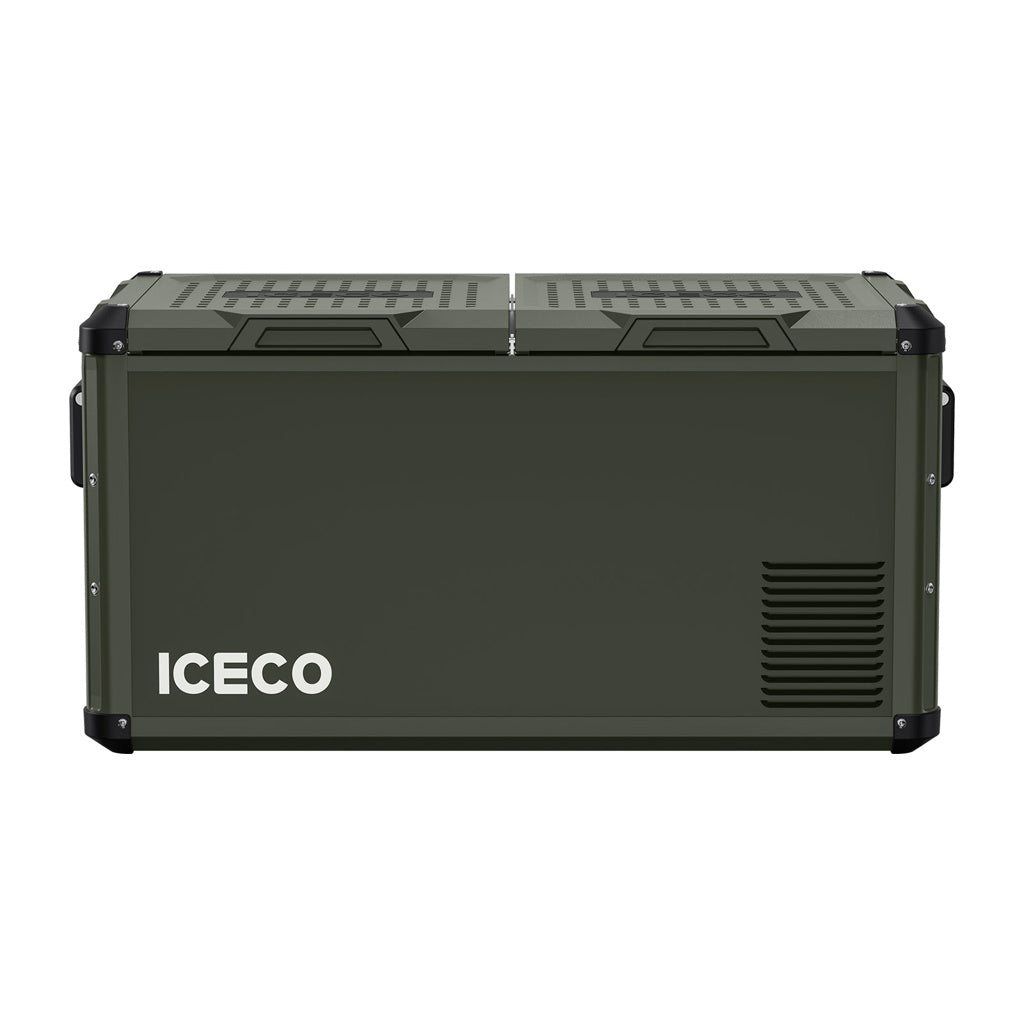 ICECO VL75PROD Kompressor-Kühlbox, Dual-Zone, Olivegrün/Grau