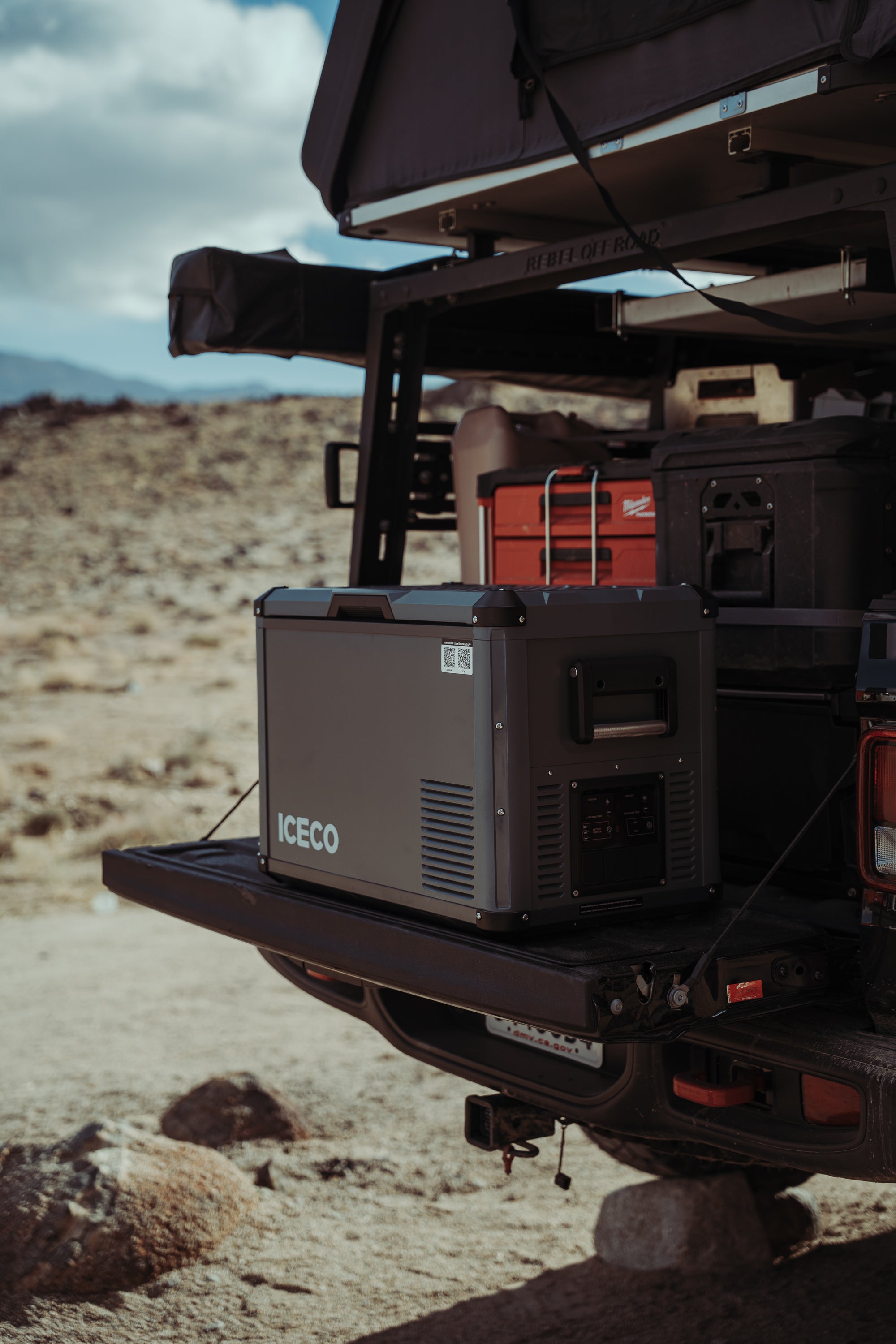 ICECO VL45PROD Kompressor-Kühlbox, Dual-Zone, Grau