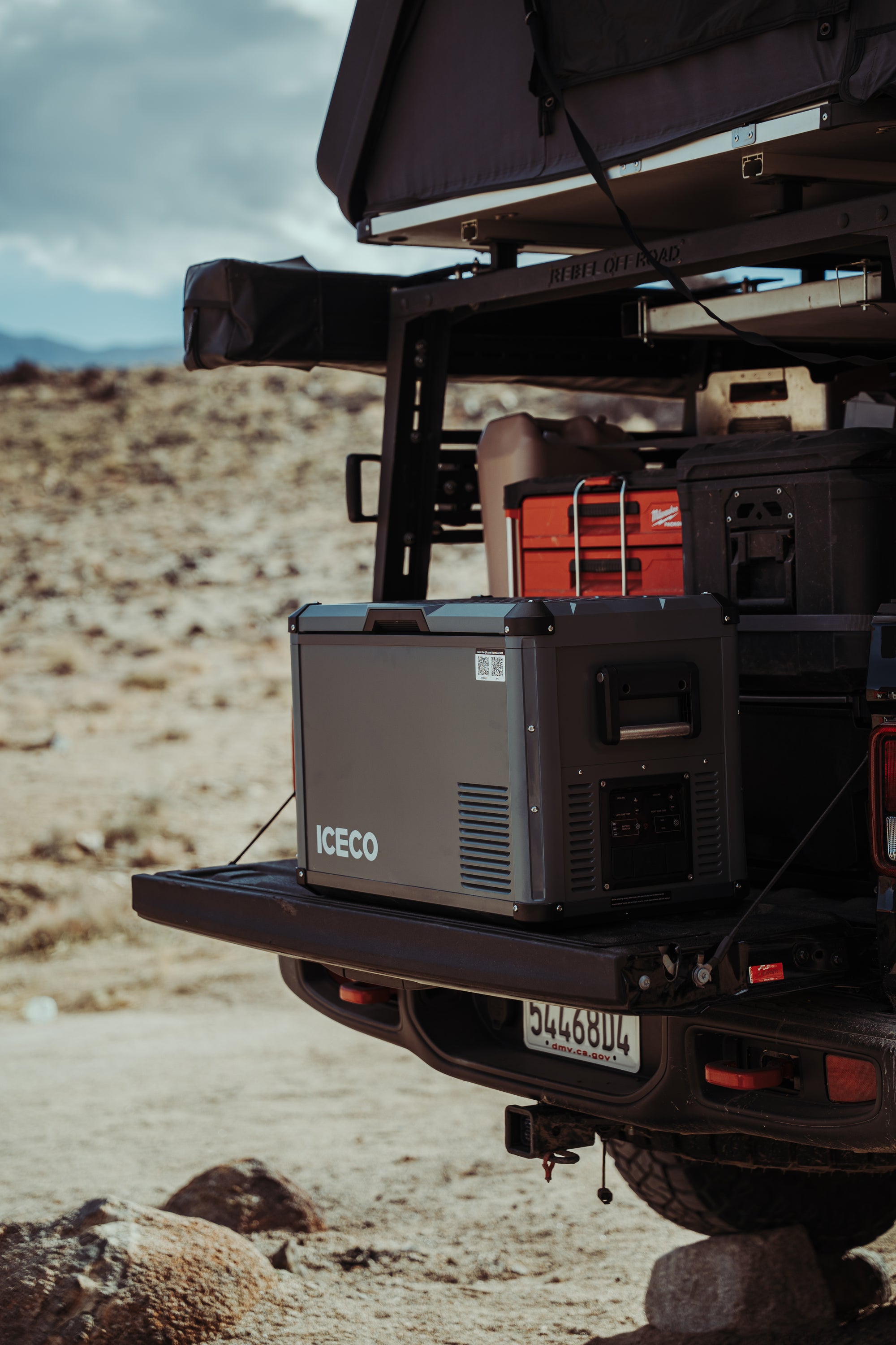 ICECO VL45PROD Kompressor-Kühlbox, Dual-Zone, Grau