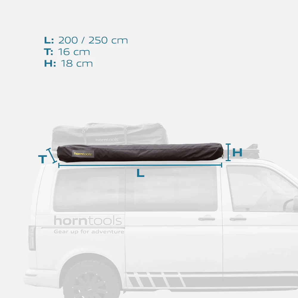 horntools 270 Grad Markise Horizon (freitragend)