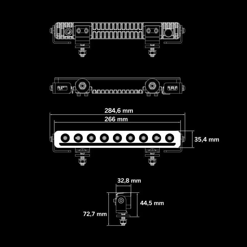 Strands Nuuk D-Line 10”20"30"40" – Slim LED Fernlicht für LKW, PKW & Traktor