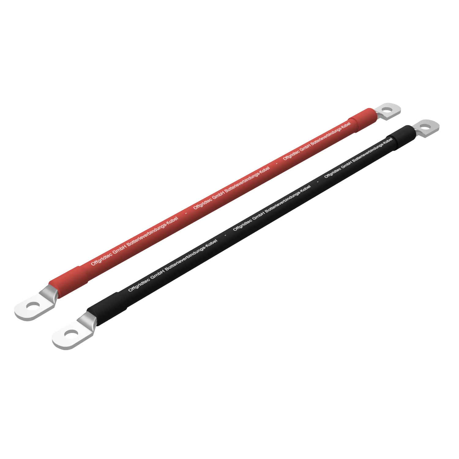 Offgridtec® 2m Batteriekabel 25mm² beidseitig M8 o. M10 Ösen