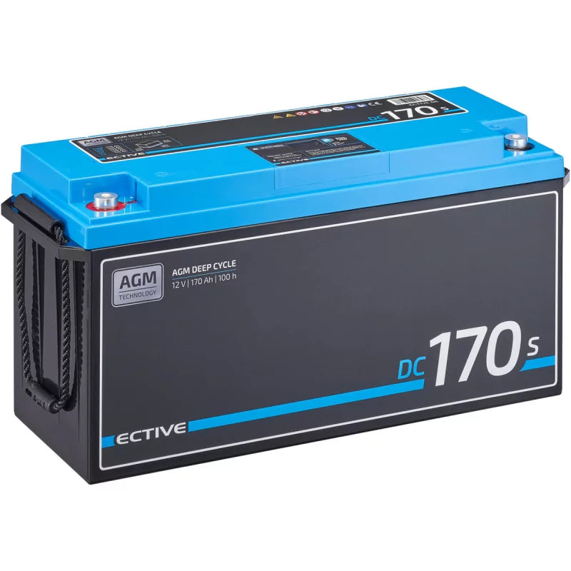 ECTIVE DC 170S AGM Deep Cycle mit LCD-Anzeige 170Ah