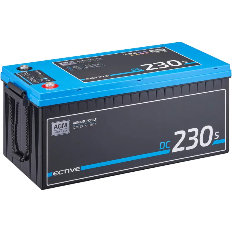ECTIVE DC 230S AGM Deep Cycle mit LCD-Anzeige 230Ah