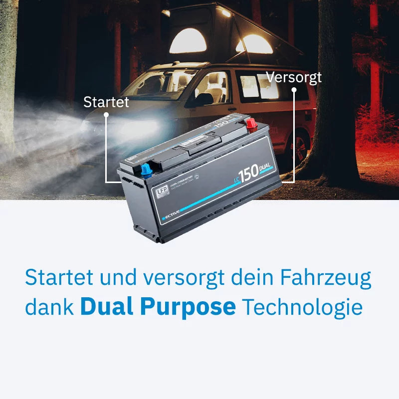 ECTIVE LC 150 Dual Versorgungsbatterie 150Ah 12V 1920Wh 1650A