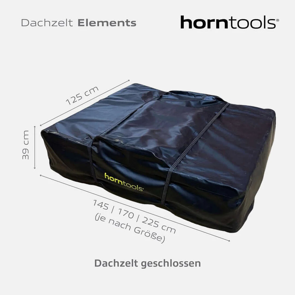 horntools Dachzelt Elements Gen II - Farbe Midnight Stone