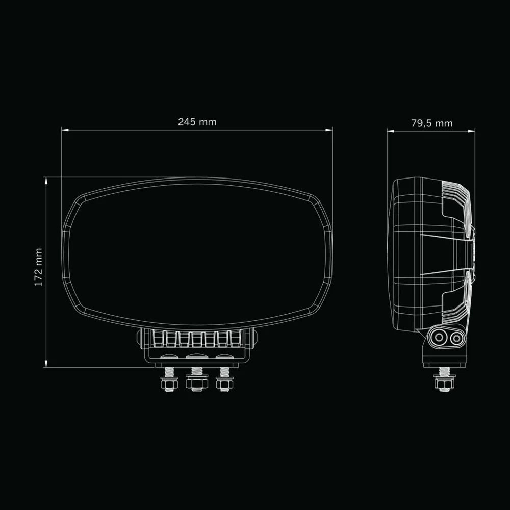 Strands Firefly One Fahrlicht – 10.500 Lumen, Ovales Design, IP67