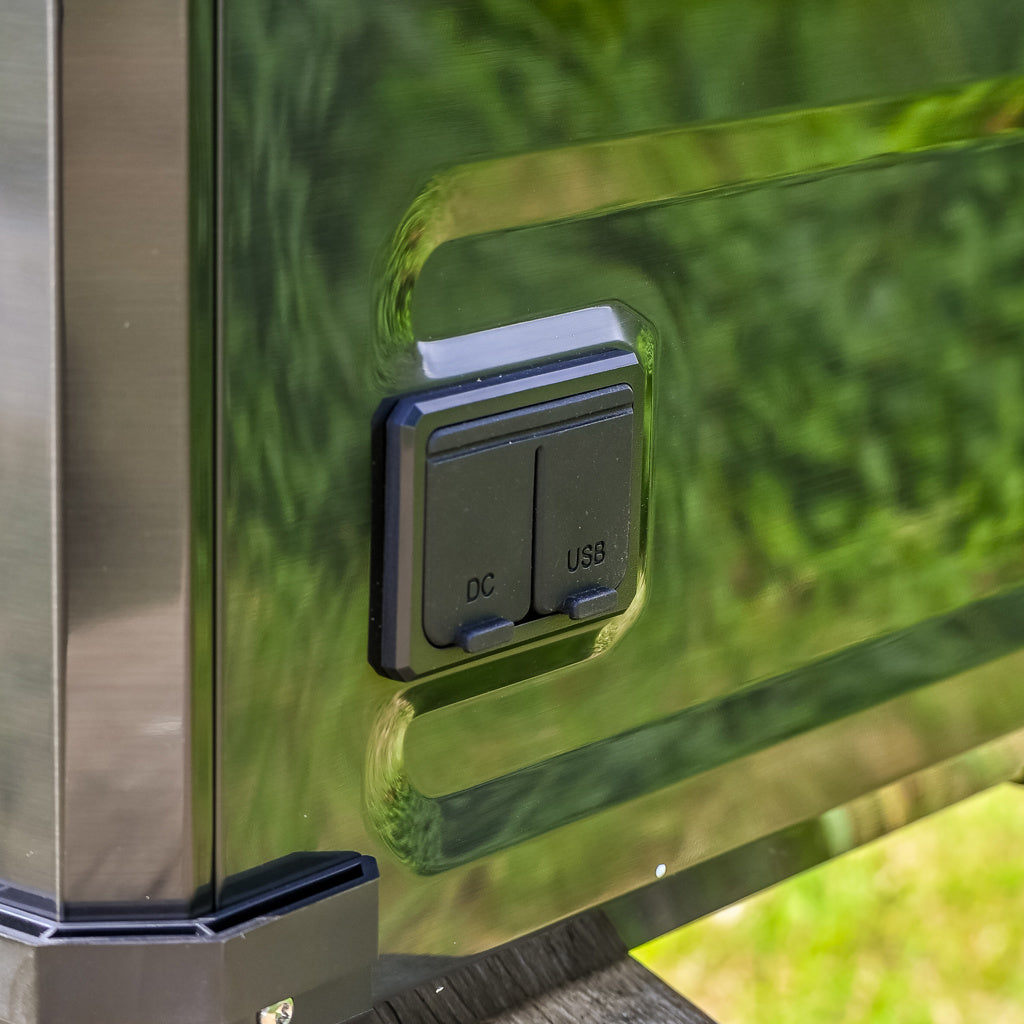 ICECO APL55 Kompressor-Kühlbox, Dual-Zone, Schwarz/Silber