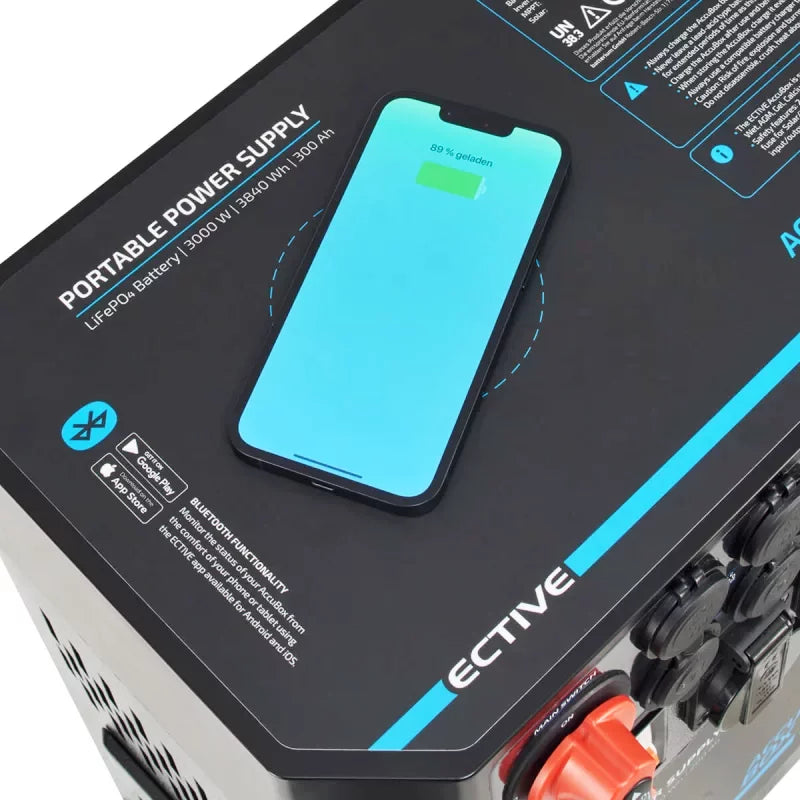 ECTIVE AccuBox 120S LiFePO4 Powerstation 3000W 1536Wh