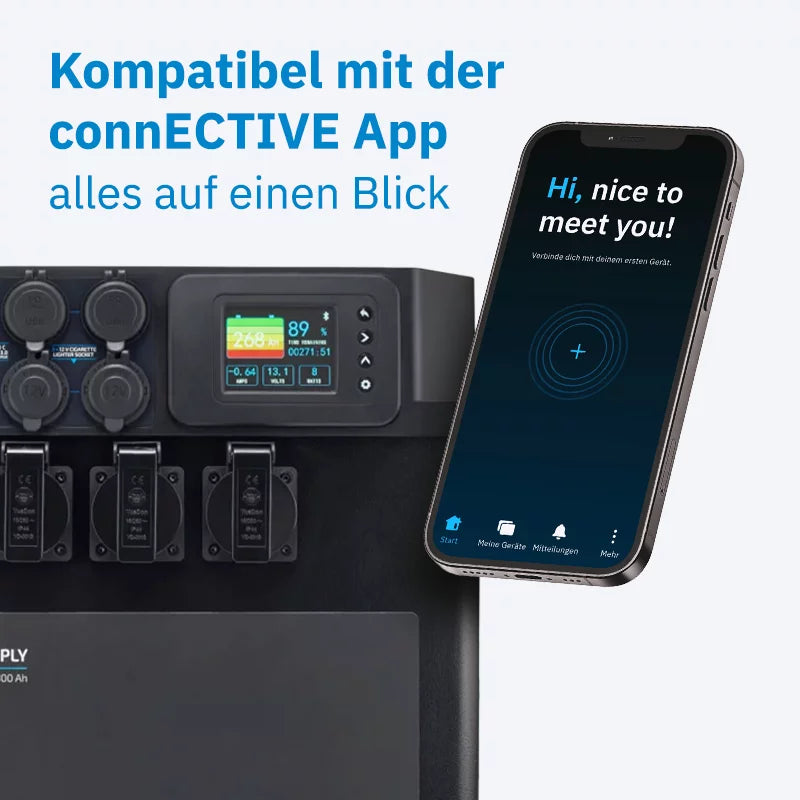 ECTIVE AccuBox 300S LiFePO4 Powerstation 3000W 3840Wh