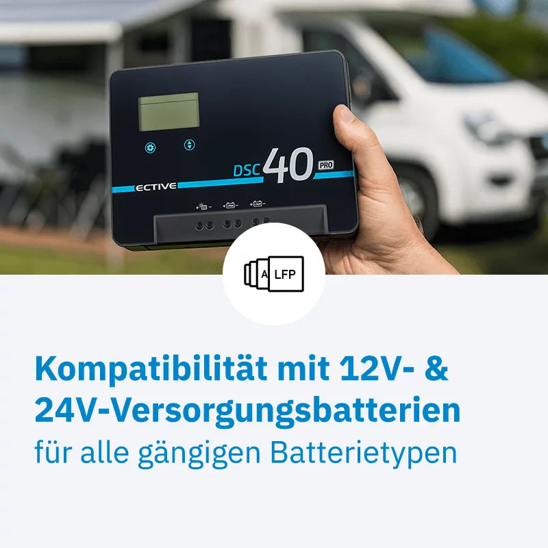 ECTIVE DSC 40 PRO MPPT Solar-Laderegler 40A Solarspannung 150V