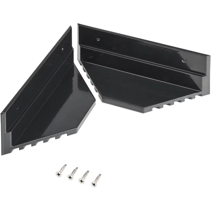 ECTIVE 2-teilig Alu-Haltespoiler für Solarmodule (schwarz)