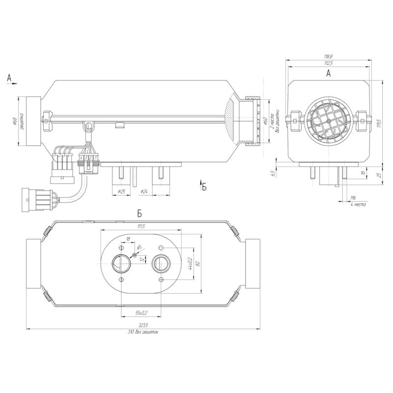 99% Camper-Kit - Heizungs-Komplettset mit 2kW Leistung